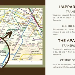  Apartment Prox.gare Montparnasse-galeries Lafayette! 4pers.